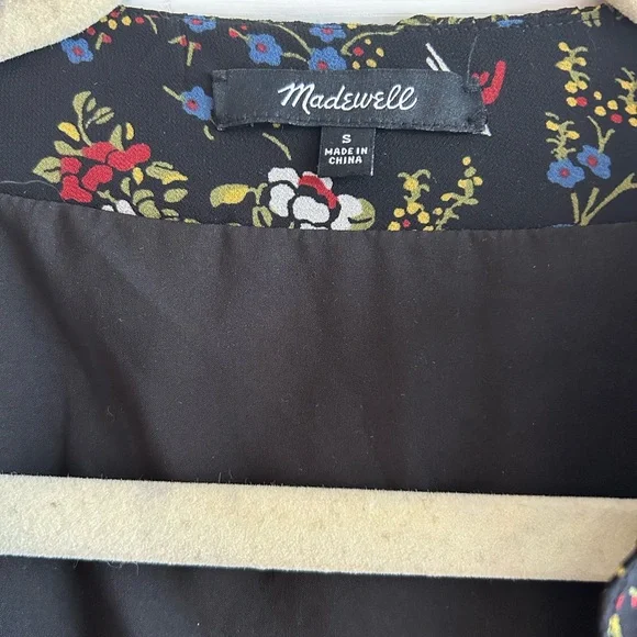 Madewell Finch Floral Wrap Dress - Picture 7 of 7